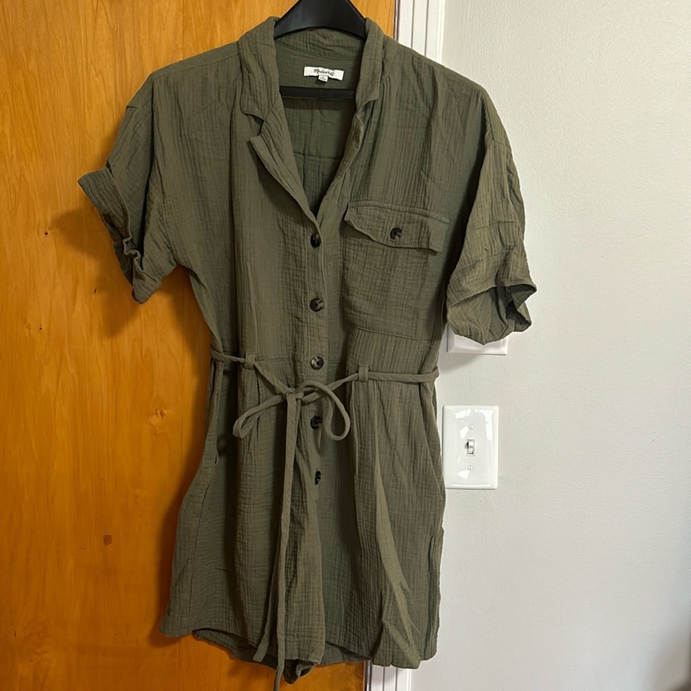 Madewell Waffle Knit Romper